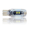 2 x White 12V T10 W5W 501 Strobe LED Bulbs Recovery Flash Light