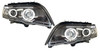 For BMW X5 E53 98-03 Black Angel Eye Projector Headlights Lighting Lamp