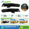 Dynamic LED Mirror Indicators Smoke For VW Transporter T7 2024- Pair