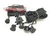 4 Point Reversing Parking Sensor Kit Spare Set Indicator Detector Uk Warranty - Black