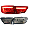 Back Rear Tail Lights Pair Set LED Clear Chrome Renault Clio 13-On