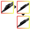 Refresh Aero Flat Front & Rear Wiper Blades Set 28" 26" For Mercedes-Benz Vito 2005-2014 (RB840 / A 381 H)