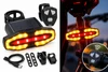 Solar Powered Bike Rear LED Light Wireless Turn Signal Indicators USB Rechargeable