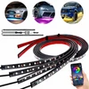 LiteSync RGB LED Under Car Underglow Kit 4 Strips Bluetooth App Control