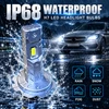 LiteSync H7 COB LED Headlight Foglight Bulbs 6000K 10000LM 1:1 Fanless Pair