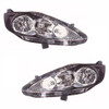 For Ford Fiesta Mk7 10/2008-13 Headlights Replace Black 1 Pair O/S And N/S