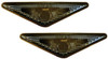 For Ford Focus Mk1 1998-04 Triangle Smoked Side Repeaters Indicator Black