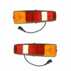 For Ford Transit Chassis Cab Mk3 1986-1991 Rear Tail Lights Lamps Pair OS NS