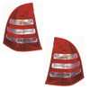 For Mercedes C Class S203 Estate 6/2004-9/2008 Rear Lights Lamps Pair OS NS