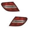 For Mercedes C Class W204 Saloon 2007-3/2011 Led Rear Lights Lamps Pair OS NS