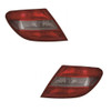 For Mercedes C Class W204 Saloon Rear Lights Lamps Smoked Indicator 1 Pair