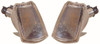 For Peugeot 205 Hatchback 1990-1996 Clear Front Indicator Lights Pair OS NS