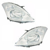 For Suzuki Swift 8/2010 Headlights Headlamps Chrome Inner 1 Pair O/S &amp; N/S