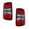 For VW Caddy Mk3 Van 10/2010-9/2015 2 Door Rear Lamps Lights Smoked Pair OS NS