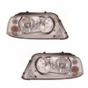 For VW Sharan 5/2000-2010 Headlights Headlamps Chrome 1 Pair O/S &amp; N/S