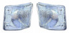 For VW Transporter T2 Van 1979-1992 Clear Front Indicators 1 Pair O/S &amp; N/S