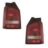 For VW Transporter T5 Van 1/2010-2015 Rear Lamps Lights Tailgate Pair OS NS