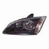 Headlight Headlamp Black N/S Uk Passenger Side For Ford Focus Mk2 2005-5/2008