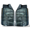 Back Rear Tail Lights Pair Set Black VW T5 Multivan Caravelle 03-10 Tailgate