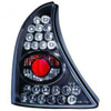 Back Rear Tail Lights Pair Set LED Clear Black Renault Clio II 98-01