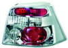 LHD Back Rear Tail Lights Pair Clear Chrome VW Golf IV 97-03
