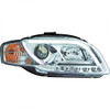 LHD Projector Headlights Pair LED lightbar DRL Clear Chrome Audi A4 Avant 8E 04-07