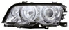 Projector Headlights LHD Ccfl Angel Eyes Chrome For BMW E46 Coupe Cabrio -08/01