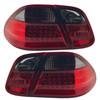 Back Rear Tail Lights For Mercedes Clk C208 W208 98-03 In Red-Black LED