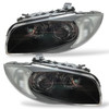 RHD LHD Projector Headlights Pair Angel Eyes Black BMW 1 Series E81 E87 04-11