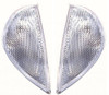 For Fiat Seicento 1998-2001 Clear Front Indicator Lights 1 Pair O/S And N/S