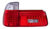 Back Rear Tail Lights Lamps For BMW E39 Only Touring 97-04 LED Red-Clear