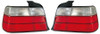 Back Rear Tail Lights Lamps Indicators Set In Red clear Pair For BMW E36 Saloon 1990-1998