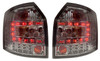 Back Rear Tail Lights Lamps LED Smoke For Audi A4 B6 Avant 09/01-10/04