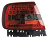 Back Rear Tail Lights Lamps Red-Black LED Pair For Audi A4 B5 11/94-9/00