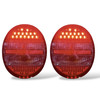 For Fits VW Beetle 1973-85 - LED Back Rear Tail Lights Lamps Red Smoke Indicator