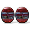 For Fits VW Beetle 1973-85 - LED Back Rear Tail Lights Lamps Red Smoke Indicator