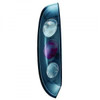 Back Rear Tail Lights Pair Set Clear Black Vauxhall Corsa C 00-06