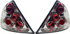 Back Rear Tail Lights Pair Set Clear Chrome Ford Mondeo Saloon 00-07