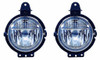 Pair Right OS Left NS Fog Lights H8 W5W For BMW Mini R55 Clubman Estate 07-9.15