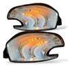 For Peugeot 208 2012-2015 Full LED Rear Tail Lights Pair Clear Chrome Lightbar E-Marked