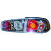 Back Rear Tail Lights Pair Set Clear Chrome Renault Laguna Saloon 01-05