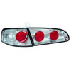 Back Rear Tail Lights Pair Set Clear Chrome Seat Ibiza 02-08