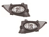 For Honda Civic Mk7 Type S 7/2001-2/2006 Fog Lights &amp; Fog Surrounds Pair OS NS
