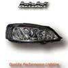 Chrome DRL-Look Devil Eye Headlights Lamp For Vauxhall Astra G Mk4 98-04
