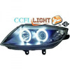 LHD OS NS CCFL Projector Headlights Pair Clear Black For BMW Z4 Roadster Coupe