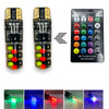 501 W5W T10 194 RGB Colourchange LED Interior Bulbs Remote Control