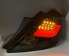 Back Rear Tail Lights Pair Set Clear Smoke Black Vauxhall Corsa D 3 Dr 06-14