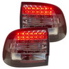 Back Rear Tail Lights Pair Set LED Black for Porsche Cayenne 2003-07