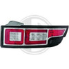 Back Rear Tail Lights Pair Set LED Clear Chrome Land Rover Evoque 10-On
