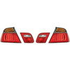 Back Rear Tail Lights Pair Set LED Clear Red Black BMW E46 Cabrio 99-03
